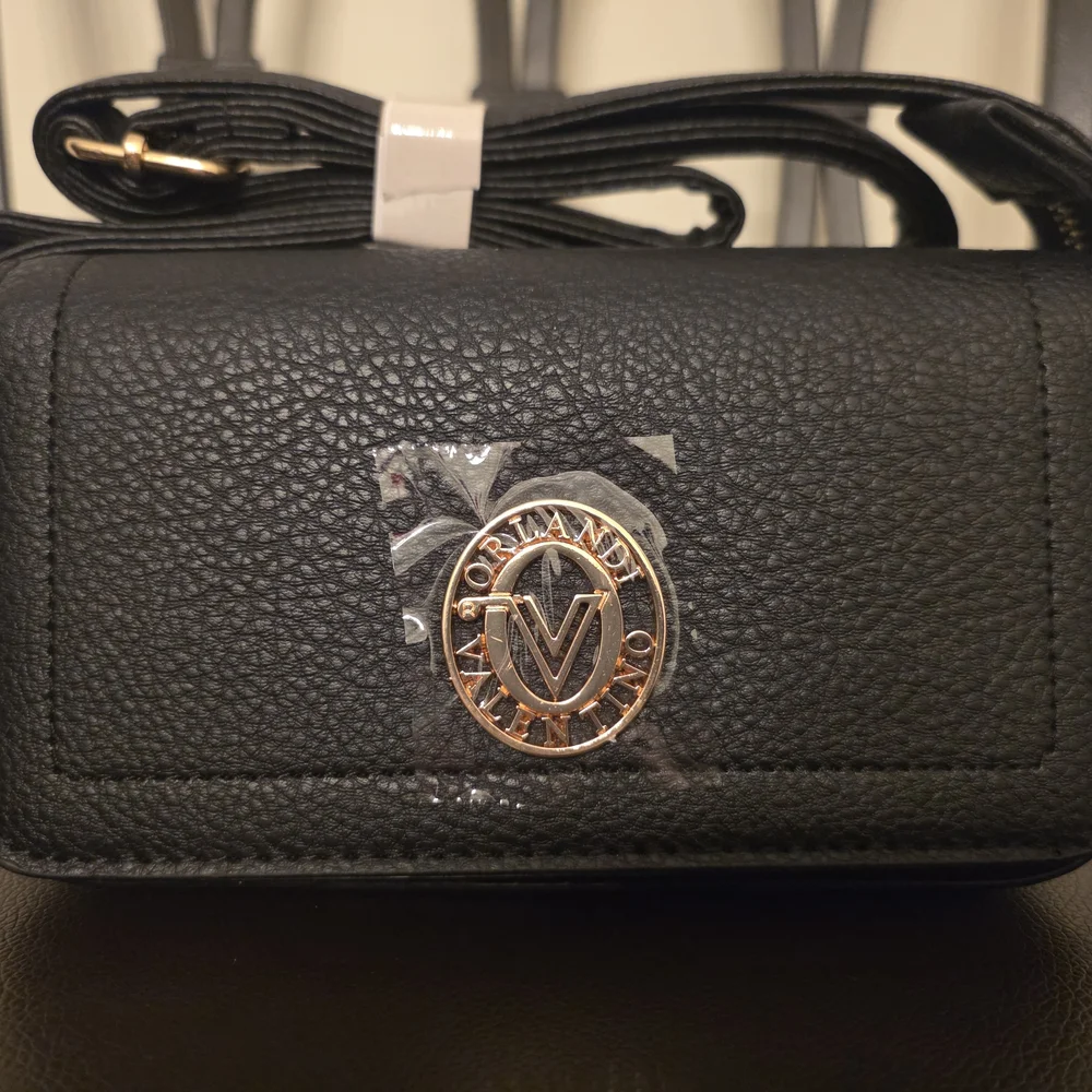 NWT Valentino Orlandi Black Crossbody Bag - Picture 4 of 9